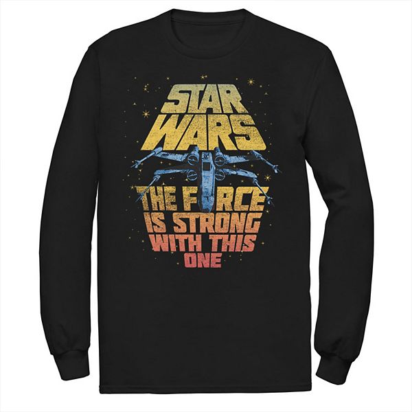 Men S Star Wars The Force Is Strong With This One Tee