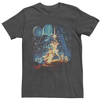 Men's Star Wars Retro Stars Poster Tee
