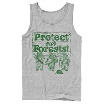 Men's Star Wars Ewoks Protect Our Forests Camp Tank Top