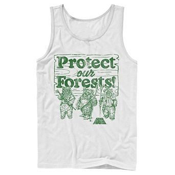 Men's Star Wars Ewoks Protect Our Forests Camp Tank Top