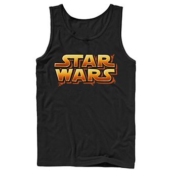 Men's Star Wars Block Letter Logo Tank Top