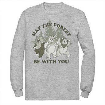 Men's Star Wars Ewoks May The Forest Be With You Tee
