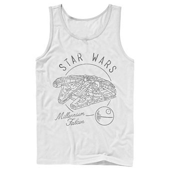 Men's Star Wars Falcon Doodle Tank Top