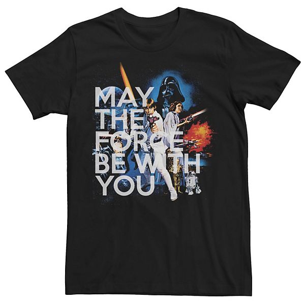 Men's Star Wars May The Force Be With You Tee