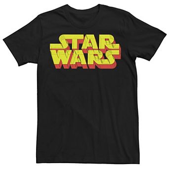 Men's Star Wars Linear Geometric Wire Prism Logo Tee