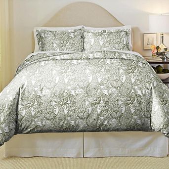Pointehaven Boho Paisley Duvet Cover Set