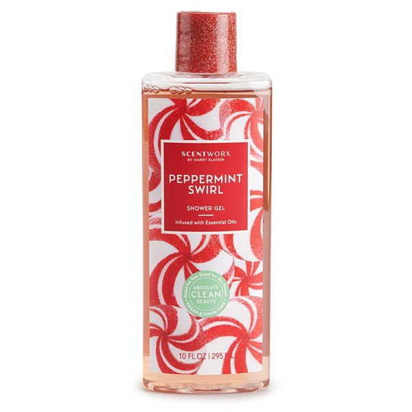 ScentWorx Peppermint Swirl Shower Gel