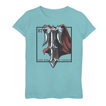 Girls 7-16 Marvel Avengers Thor God Of Thunder Element Graphic Tee