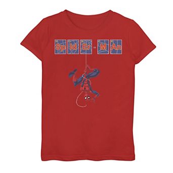Girls 7-16 Marvel Spider-Man Periodic Element Tiles Graphic Tee