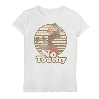 Disney's Emperor's New Groove Girls 7-16 Kuzco Llama No Touchy Graphic Tee