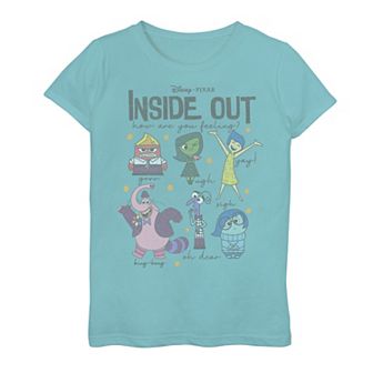Disney / Pixar's Inside Out Girls 7-16 How Are You Feeling Group Shot Graphic Tee