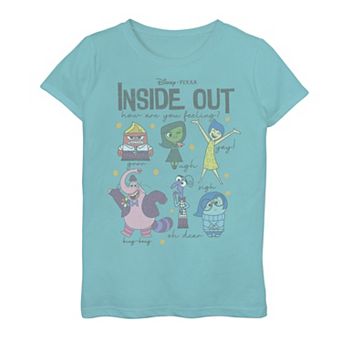Disney / Pixar's Inside Out Girls 7-16 How Are You Feeling Group Shot Graphic Tee