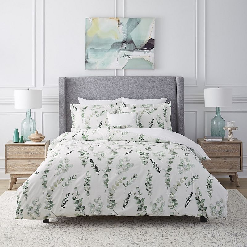 75693642 Pointehaven Eucalyptus Comforter Set, Green, Full/ sku 75693642