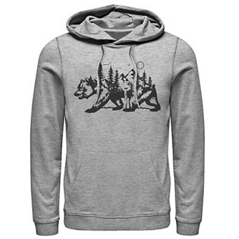 Men's Fifth Sun Camping Bear Silhouette Hoodie