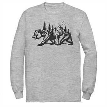 Men's Fifth Sun Camping Bear Silhouette Tee