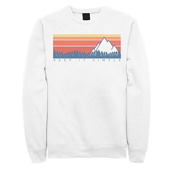 Men's Keep It Simple Gradiant Mountain Range Sweatshirt