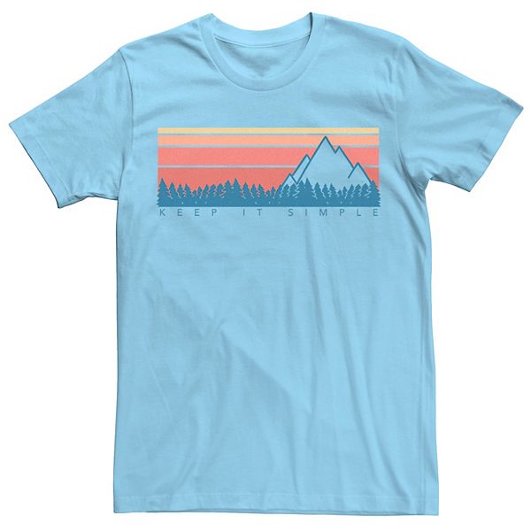 Men's Keep It Simple Gradiant Mountain Range Tee