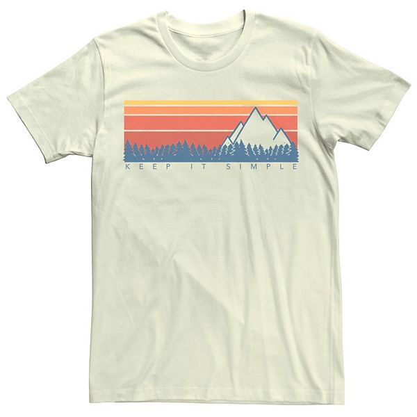 Men's Keep It Simple Gradiant Mountain Range Tee