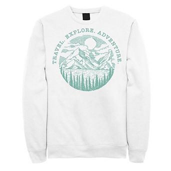 Men's Travel Explore Adventure Sketch Mountains Sweatshirt