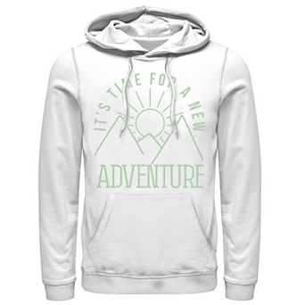 Men's It's Time For A New Adventure Line Art Hoodie