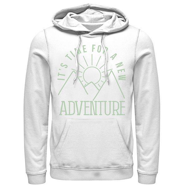 Men S It S Time For A New Adventure Line Art Hoodie