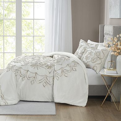 Madison Park Juliana 3-piece Tufted Cotton Chenille Comforter Set