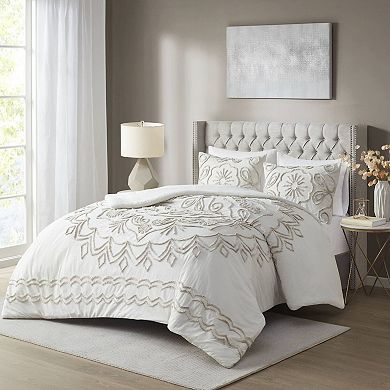 Madison Park Juliana 3-piece Tufted Cotton Chenille Comforter Set