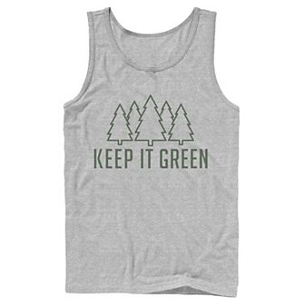 Men's Fifth Sun Keep It Green Pine Trees Tank Top