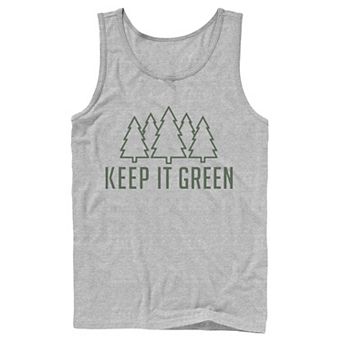 Men's Fifth Sun Keep It Green Pine Trees Tank Top