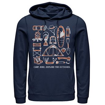 Men's Fifth Sun Camping Exploring Gear Hoodie
