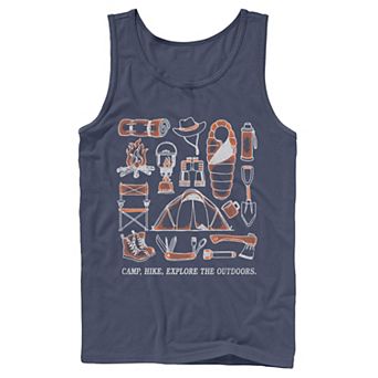 Men's Fifth Sun Camping Exploring Gear Tank Top