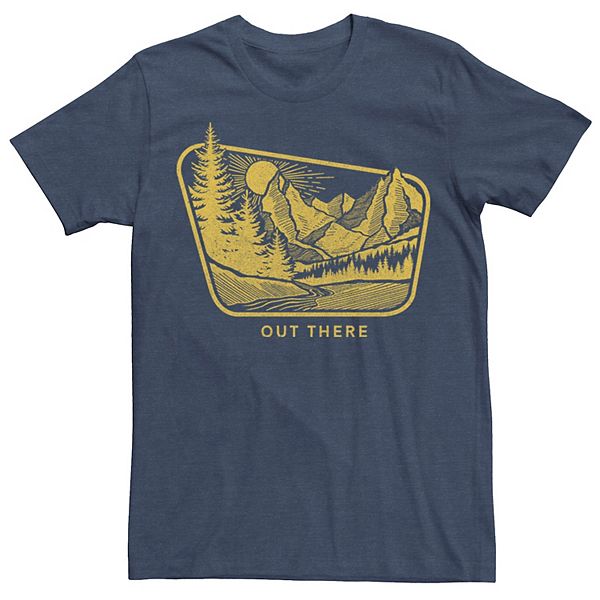 Men's Fifth Sun Out There Mountains And River Tee