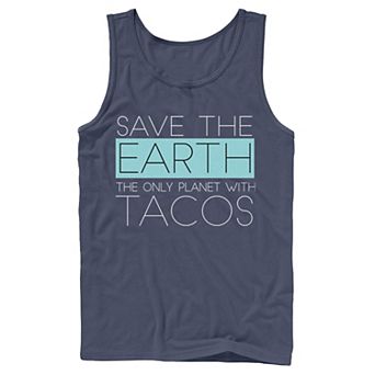 Men's Earth Is The Only Planet With Tacos Tank Top
