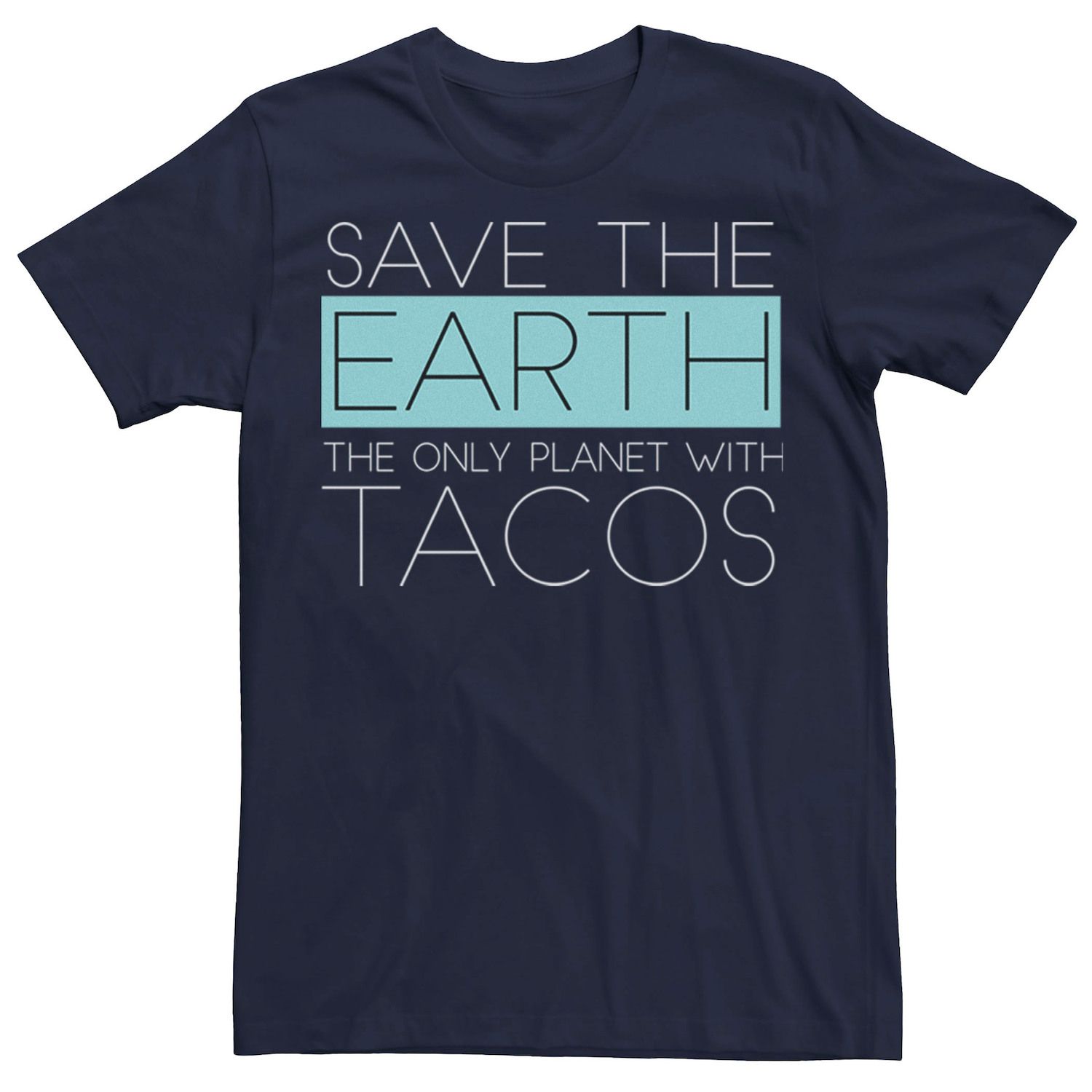 Image for Licensed Character Men's Earth Is The Only Planet With Tacos Tee at Kohl's.