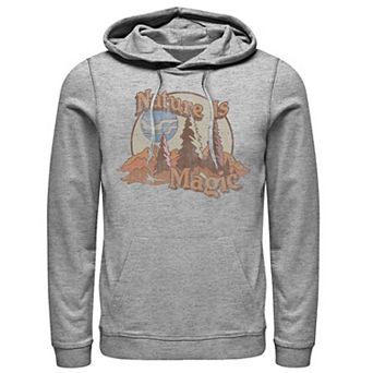 Men's Nature Is Magic Mountains And Trees Circle Hoodie