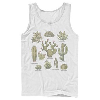 Men's Fifth Sun Botanical Cactus Line Up Tank Top