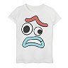 Disney / Pixar's Toy Story 4 Girls 7-16 Forky Large Upset Face Graphic Tee