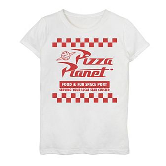 Disney / Pixar's Toy Story Girls 7-16 Pizza Planet Logo Graphic Tee