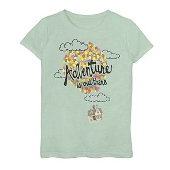 Disney / Pixar's Up Girls 7-16 Adventure House Balloon Graphic Tee