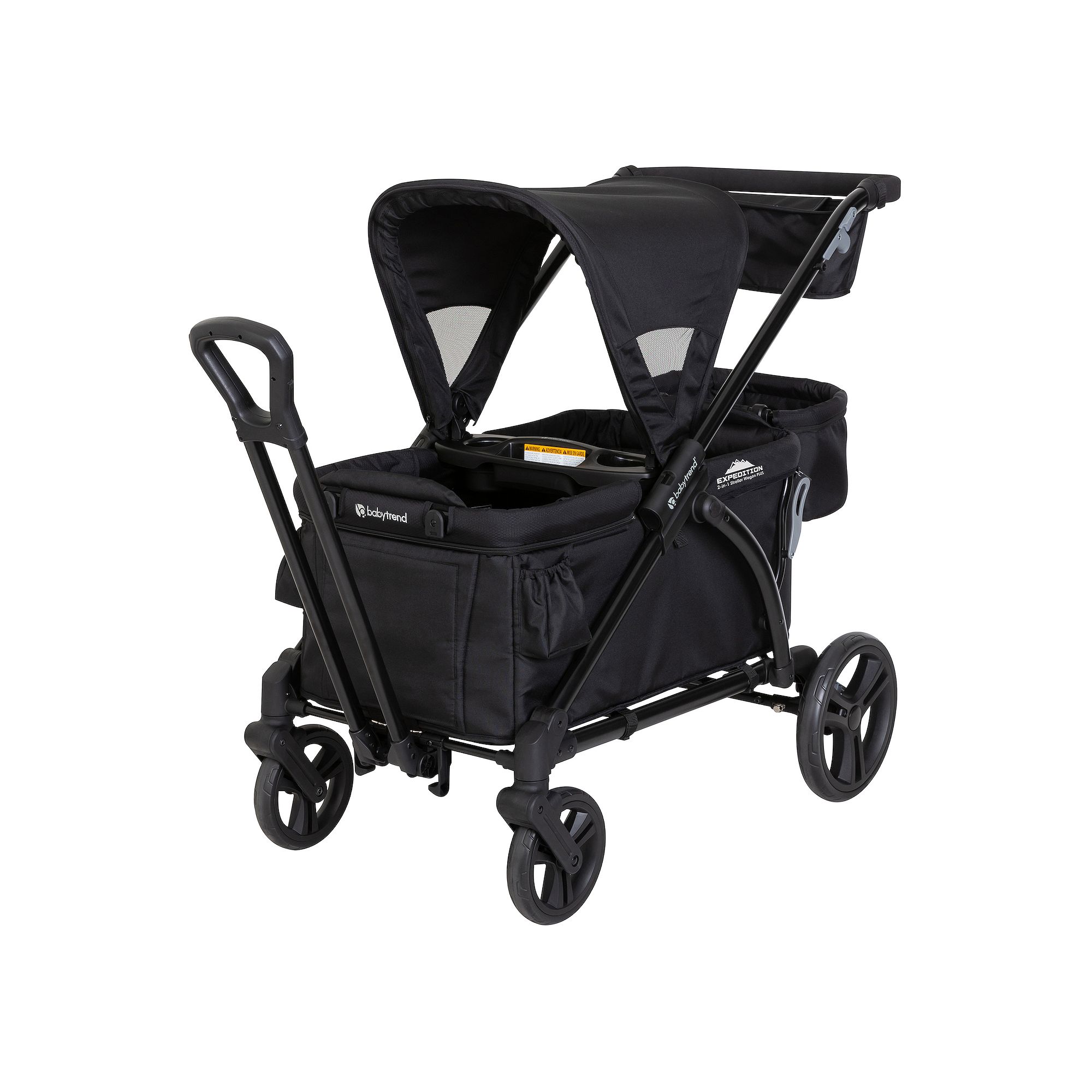 Baby Trend Expedition Stroller Wagon Plus, Ultra Black