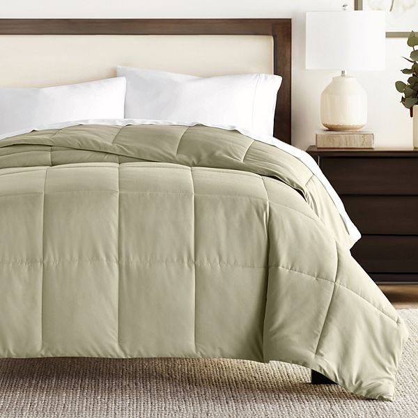 Home Collection All Season Lightweight Premium Down-Alternative Comforter - Green (KING/CK)