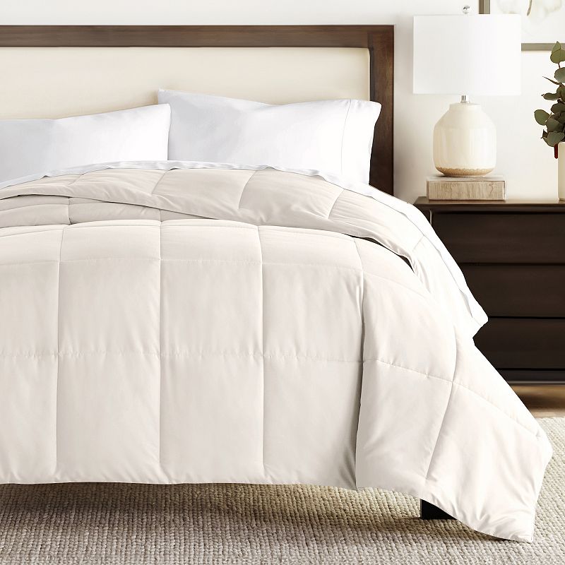 Home Collection All Season Premium Down-Alternative Comforter, White, King