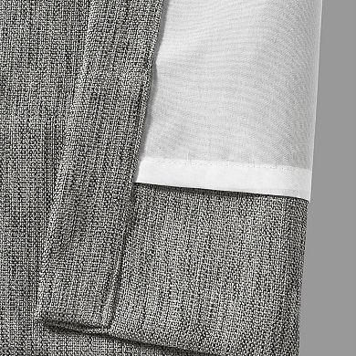 37 West Genesis Charcoal 2-pack Window Curtains