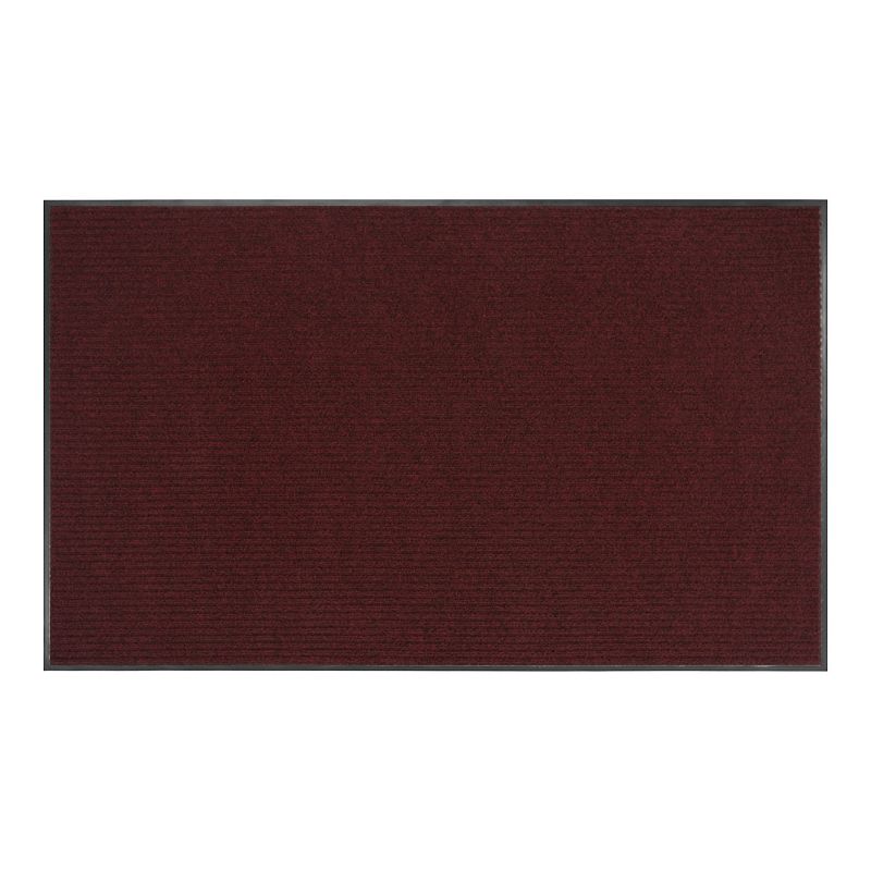 Apache Mills Rib Doormat, Red, 3X5 Ft