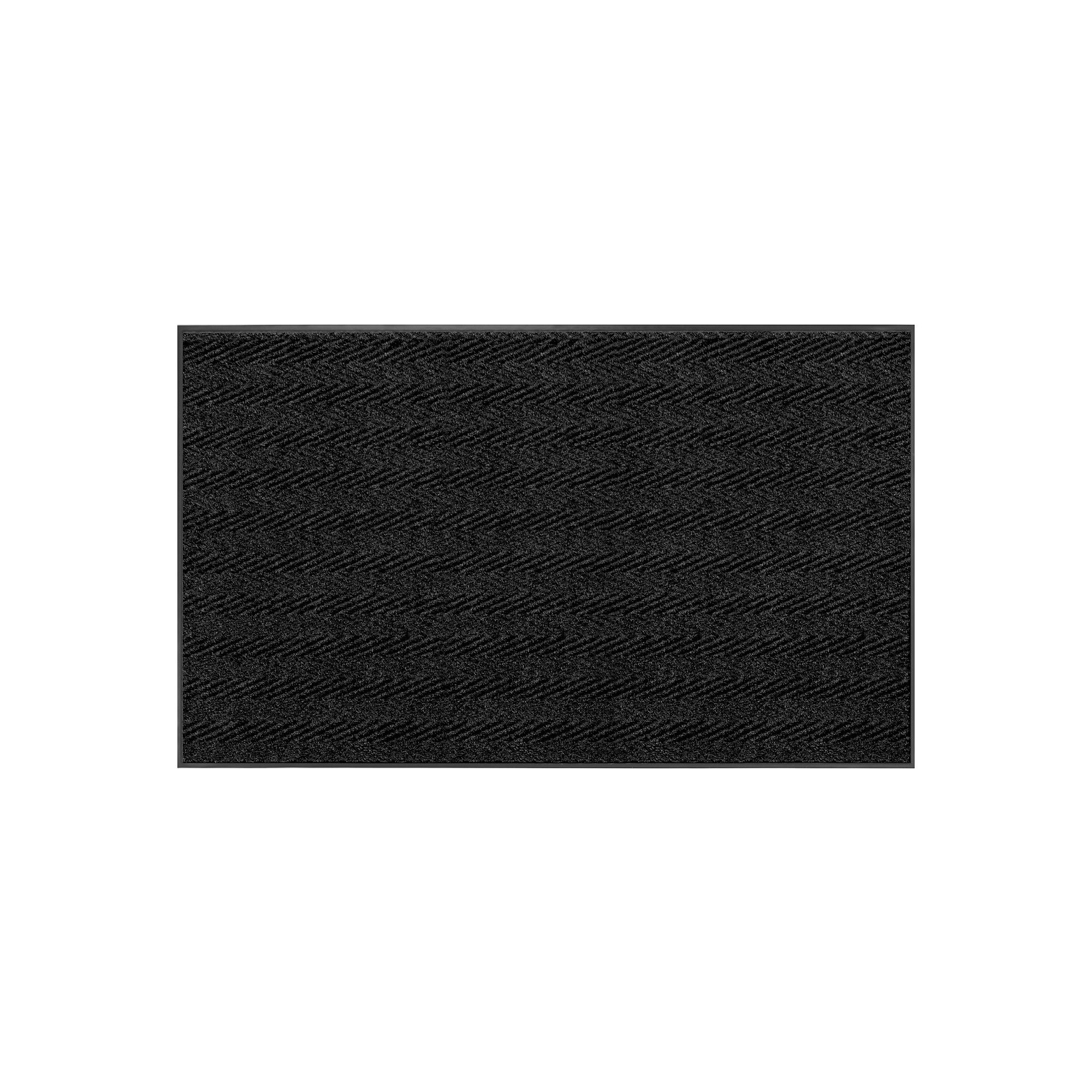 Apache Mills Chevron Rib Doormat, Grey