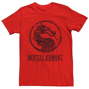 Men's Mortal Kombat Classic Splatter Logo Tee