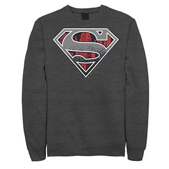 Men's DC Comics Superman Skyline Chest Logo Sweatshirt