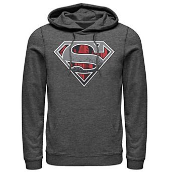 Men's DC Comics Superman Skyline Chest Logo Hoodie