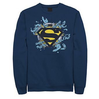 Men's DC Comics Superman Chain Link Logo Sweatshirt