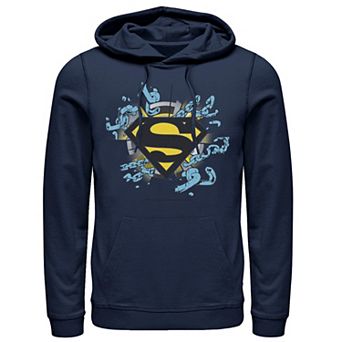 Men's DC Comics Superman Chain Link Logo Hoodie